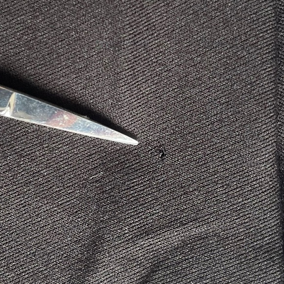 Mango Black Peplum Top Short Sleeve Round Neck Suit Collection - Size Small - Picture 15 of 15